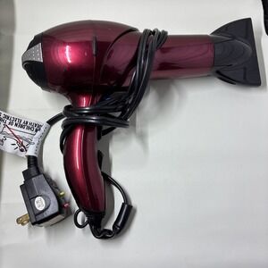 Conair Salon Professional Hair Dryer Burgundy 1875 Watt - Used, Has Some Wear‎